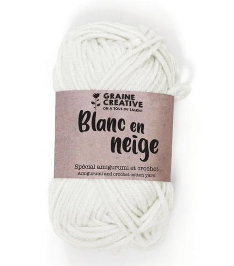 Fil amigurumi - blanc neige