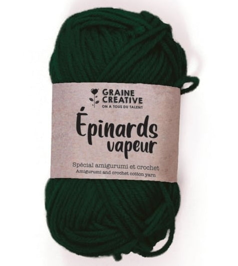 Fil amigurumi - epinard vapeur