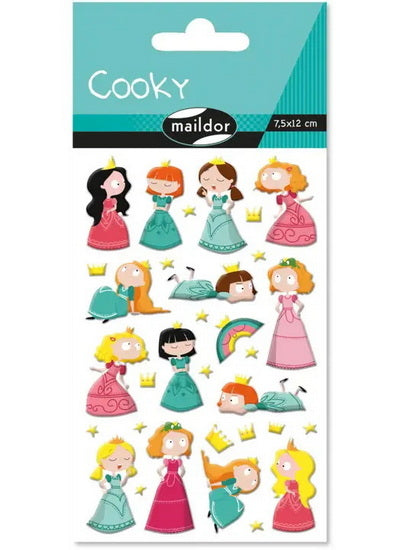 Autocollants Cooky : Princesses