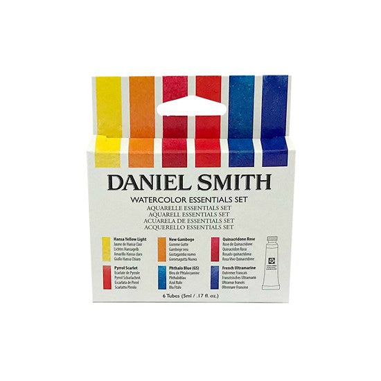 Ens. aquarelle tube essentiels 6x5ml