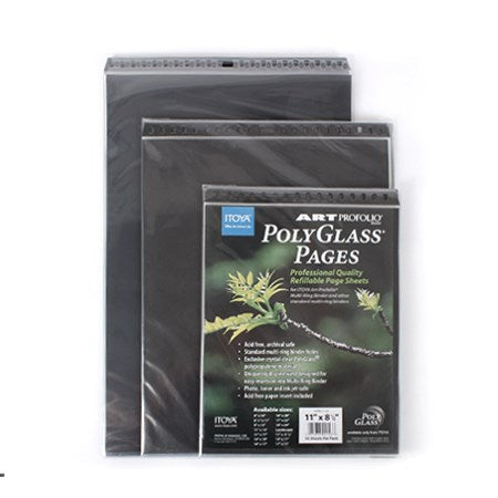 Set Of 10 Polyglass Refills - 14X17"