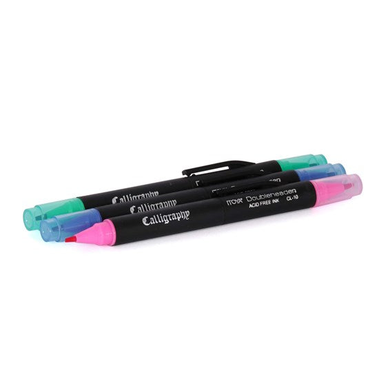 Double-Tip Calligraphy Marker Purple