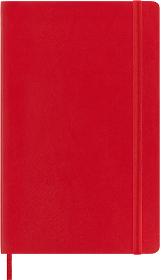 Classic Notebook - Ruled, Soft Cover - SCARLET RED - 13 X 21 CEN