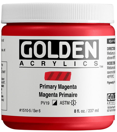 Acrylique haute viscosité - 8 oz  magenta primaire  s6