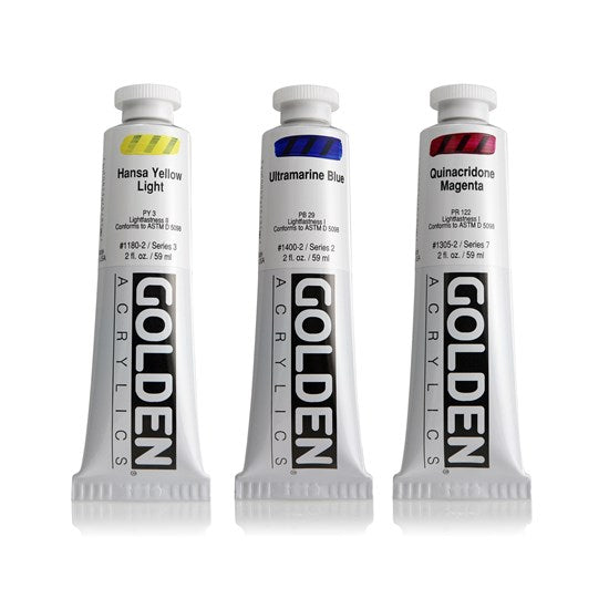 Acrylic high flow - 8 oz  iridescent gold fine  s6