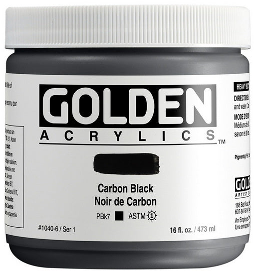 Acrylique haute viscosité - 16 oz  noir de carbone  s1
