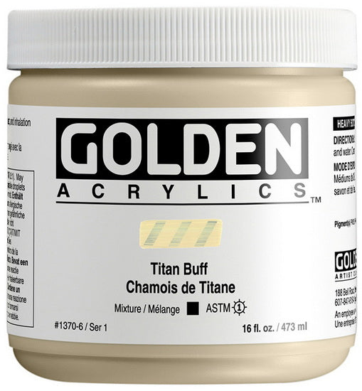 Acrylique haute viscosité - 16 oz  ecru de titane  s1