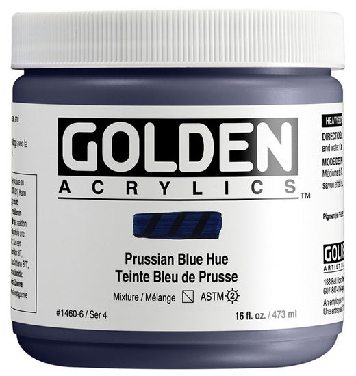 Acrylique haute viscosité - 16 oz  bleu de prusse imitation  s4