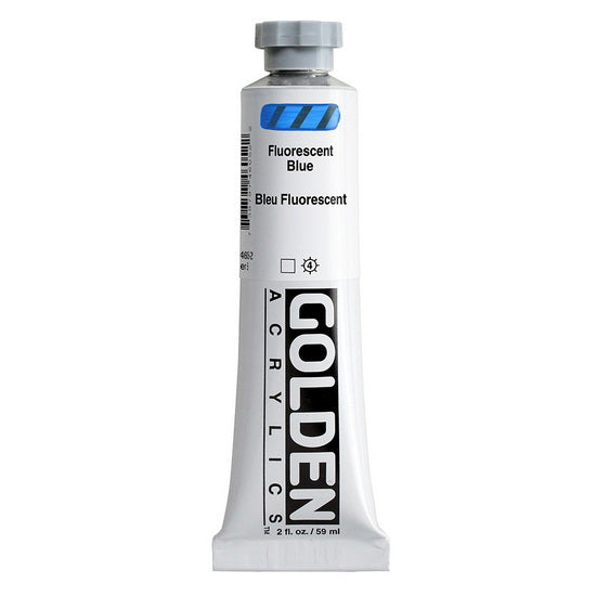 Acrylique haute viscosité - 2 oz  bleu fluorescent  s5
