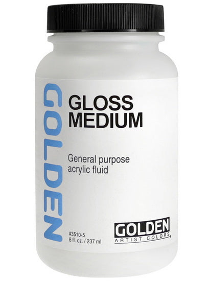 Médium polymère brillant-8 oz