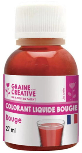 Colorant liquide pour bougie - rouge