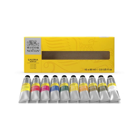 Set of 10 Galeria Acrylic - 60ml