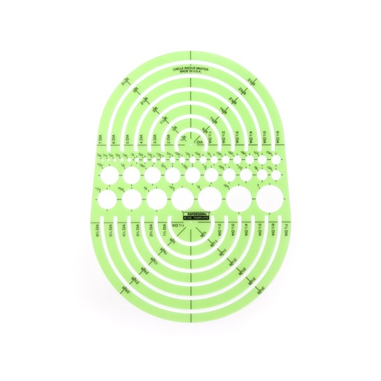 Template Circle Radius