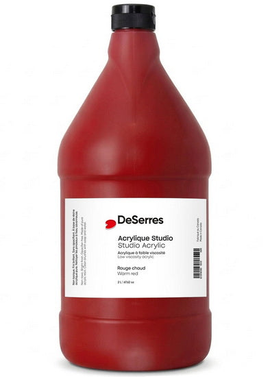 Acrylique - fv - 2 l - rouge chaud