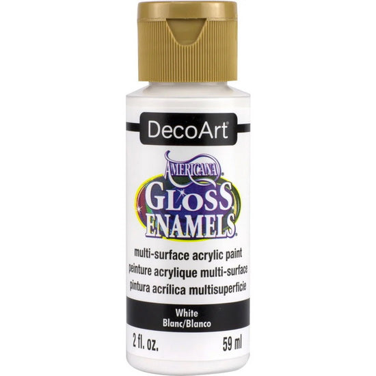 Americana Acrylic Gloss Enamel White - 60ml
