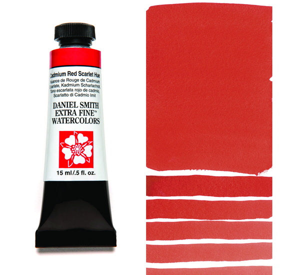 Aquarelle tube nuance rouge de cadmium écarlate  s3 - 15ml