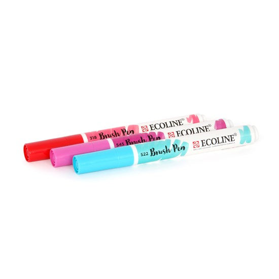 Marqueur ecoline pointe pinceau  terre de sienne brûlée
