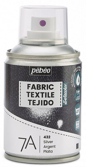 Textile spray - setacolor - 100ml - silver