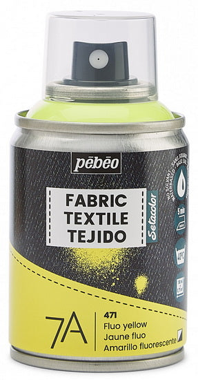 Textile spray - setacolor - 100ml - fluorescent yellow