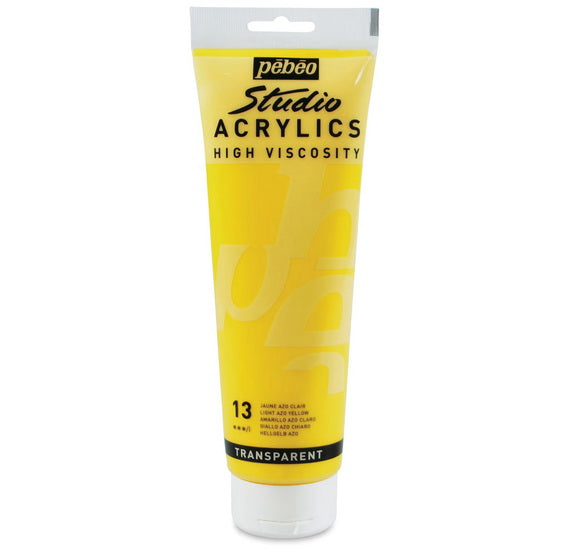 Acrylic hv - studio - 250ml - light azo yellow
