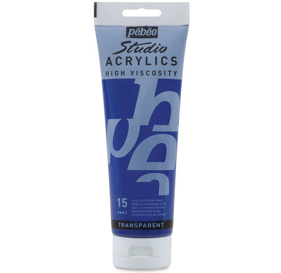 Acrylique hv - studio - 250ml - bleu outremer