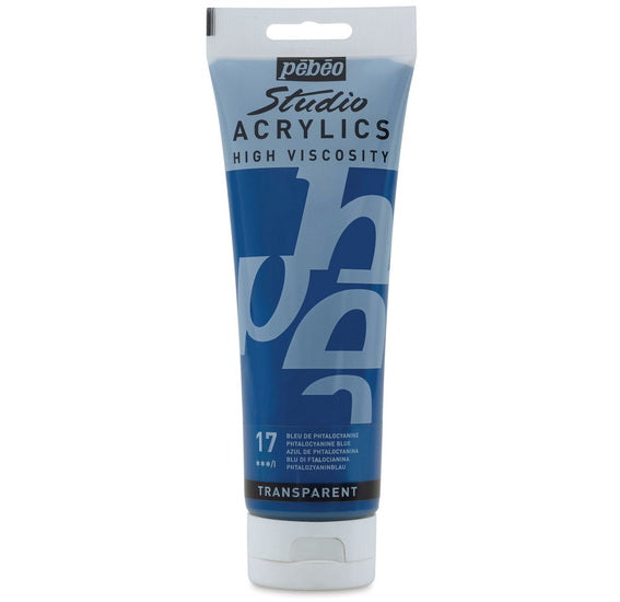 Acrylique hv - studio - 250ml - bleu phtalo