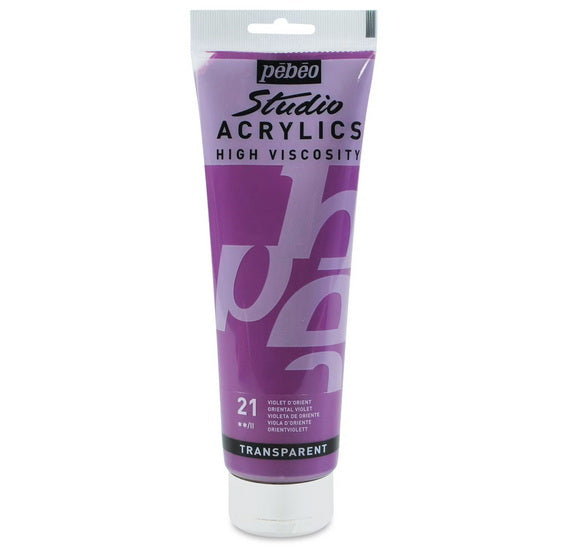 Acrylique hv - studio - 250ml - violet d'orient