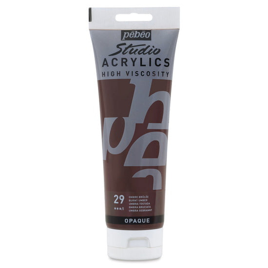 Acrylique hv - studio - 250ml - terre d ombre brulée