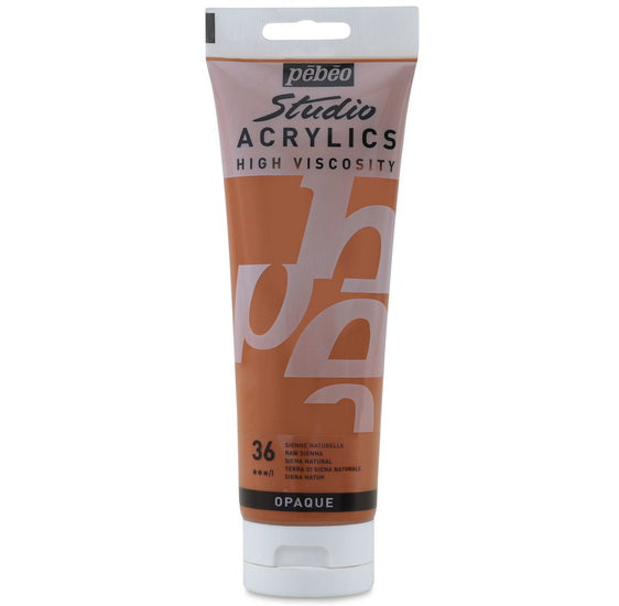 Acrylique hv - studio - 250ml - terre de sienne naturelle