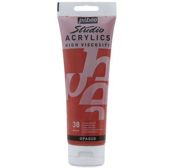 Acrylic hv - studio - 250ml - burnt sienna
