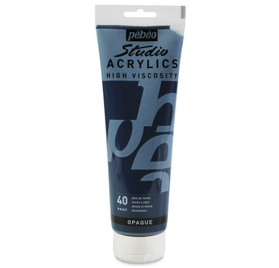 Acrylique hv - studio - 250ml - gris de payne