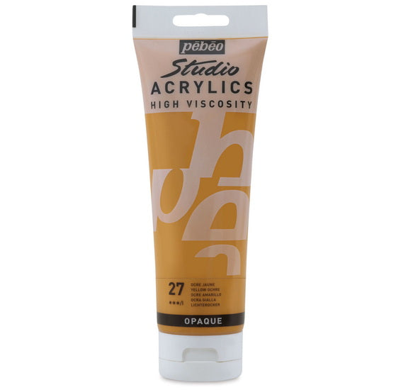 Acrylique hv - studio - 250ml - ocre jaune