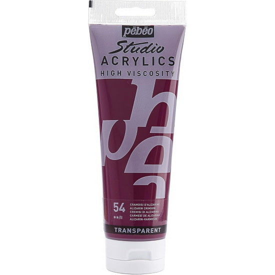 Acrylic hv - studio - 250ml - alizarin crimson