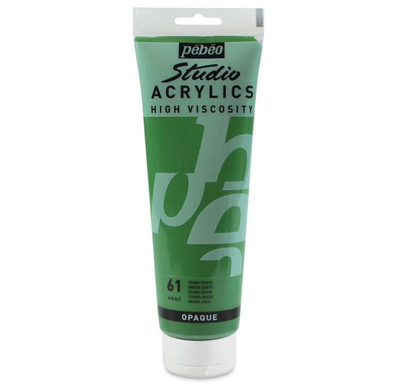 Acrylic hv - studio - 250ml - green earth