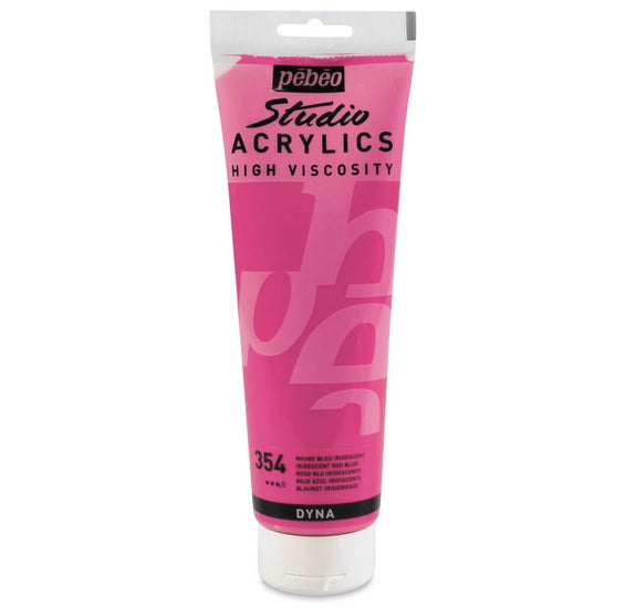 Acrylique hv - studio - 250ml - rouge bleu iridescent