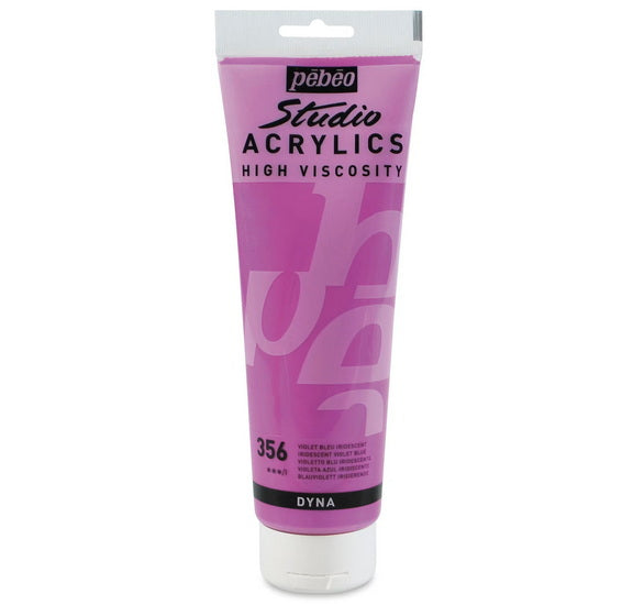 Acrylique hv - studio - 250ml - violet bleu iridescent