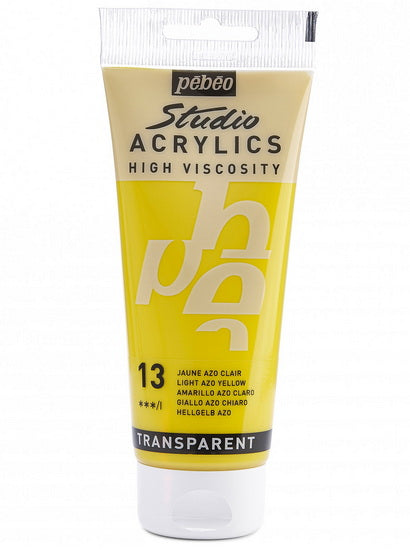 Acrylic hv - studio - 100ml - light azo yellow