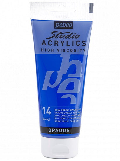 Acrylique hv - studio - 100ml - ton bleu de cobalt