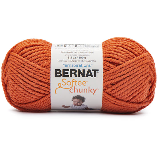 Softee chunky yarn #6 - 100gr - pumpkin