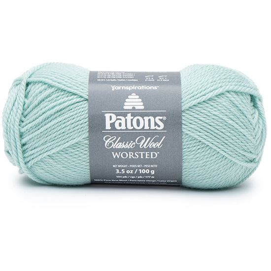 Classic wool yarn #4 - 100g - mistygreen