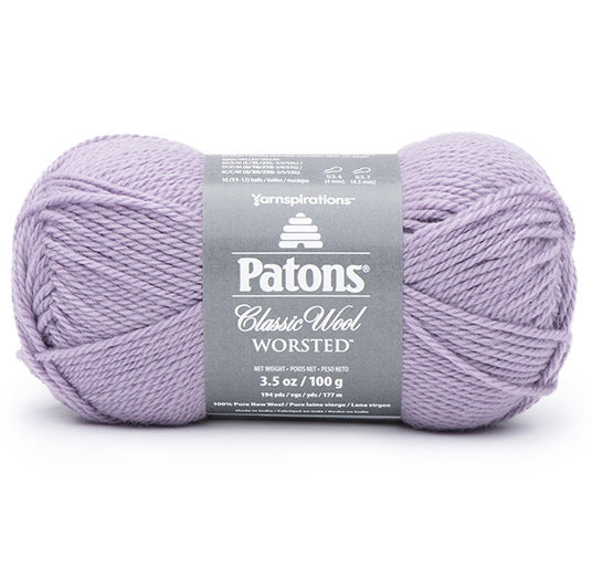 Classic wool yarn #4 - 100g - misty lavender