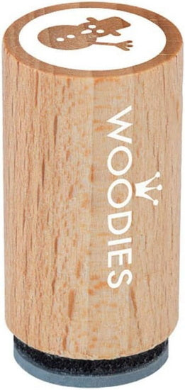 Mini tampon woodies – bonhomme de neige 1