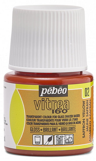 Peinture verre - vitrea 160 - 45ml - jaune safran