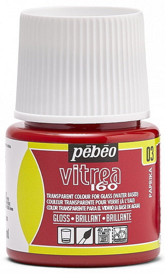 Glass paint - vitrea 160 - 45ml - paprika