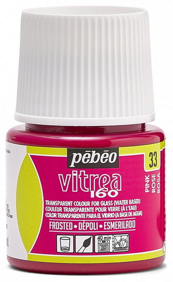 Glass paint - vitrea 160 - 45ml - pink