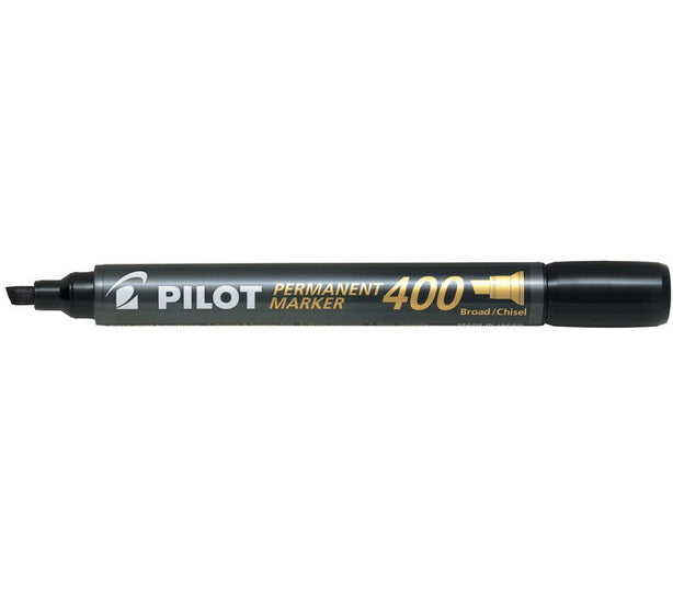 Permanent Marker Chisel Tip Black