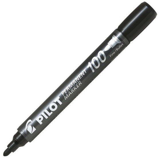 Permanent Marker Bullet Tip Black