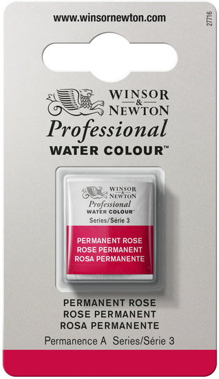 Aquarelle demi-godet - rose permanent - s3