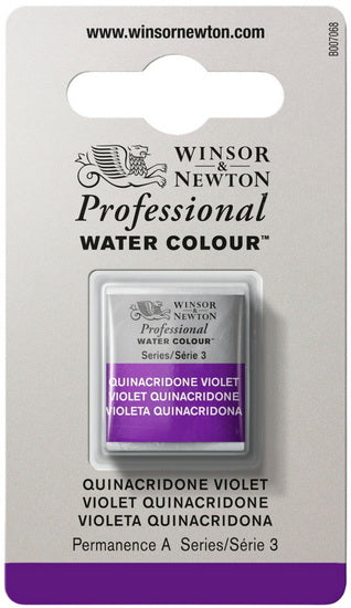 Aquarelle demi-godet - violet quinacridone - s3