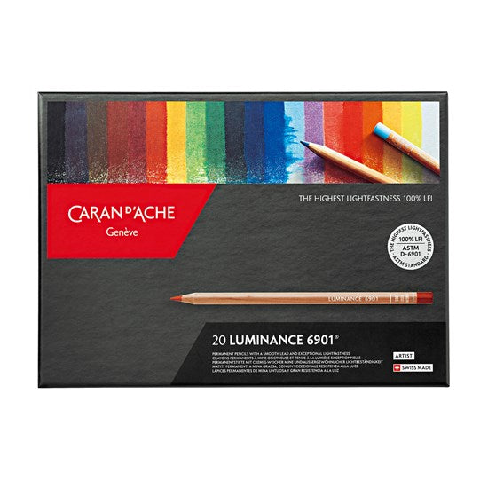 Set of 20 Colored Pencils Luminance 6901